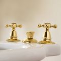 Rubinetteria Bidet a 3 Fori in Ottone Made in Italy, Stile Vintage – Ursula