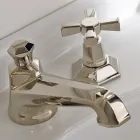 Rubinetteria Lavabo da Appoggio Design VIntage in Ottone Made in Italy – Silvana Viadurini
