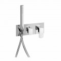 Rubinetto Miscelatore Doccia Design con Deviatore a 3 Vie Made in Italy - Sika