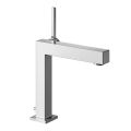 Rubinetto Miscelatore Monocomando per Lavabo in Ottone Cromato - Erik