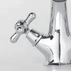 Rubinetto Monoforo Lavabo Bagno in Ottone con Scarico Stile Classico - Ercolina Viadurini