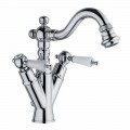 Rubinetto Monoforo per Bidet con Canna Girevole in Ottone Made in Italy - Shelly