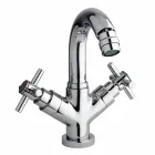 Rubinetto Monoforo per Bidet con Scarico in Ottone Cromato Made in Italy - Zumbo Viadurini