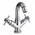 Rubinetto Monoforo per Bidet con Scarico in Ottone Cromato Made in Italy - Zumbo