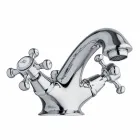 Rubinetto Monoforo per Lavabo Bagno in Ottone con Scarico Made in Italy - Lisca Viadurini