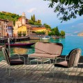 Salotto da Esterno con Struttura in Ferro Artigianale Made in Italy - Melinda