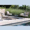 Salotto da Giardino con 2 Poltrone e 1 Divano 2 Posti Made in Italy - Fontana