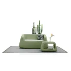 Salotto da Giardino in Polietilene Colorato Made in Italy 4 Pezzi - Pennini Viadurini