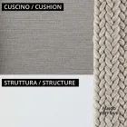 Salotto per il Giardino con Poltrone e Divano in Metallo Made in Italy - Prato Viadurini