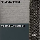 Salotto per il Giardino con Poltrone e Divano in Metallo Made in Italy - Prato Viadurini