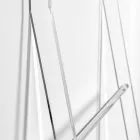 Scala Porta Asciugamani in Plexiglass Trasparente Design 2 Altezze - Asciughina Viadurini