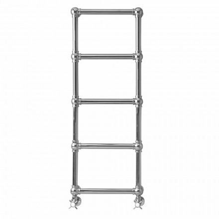 Scaldasalviette Componibile Idraulico Tubo d'Ottone Cromo a 194 W - Caesar Viadurini
