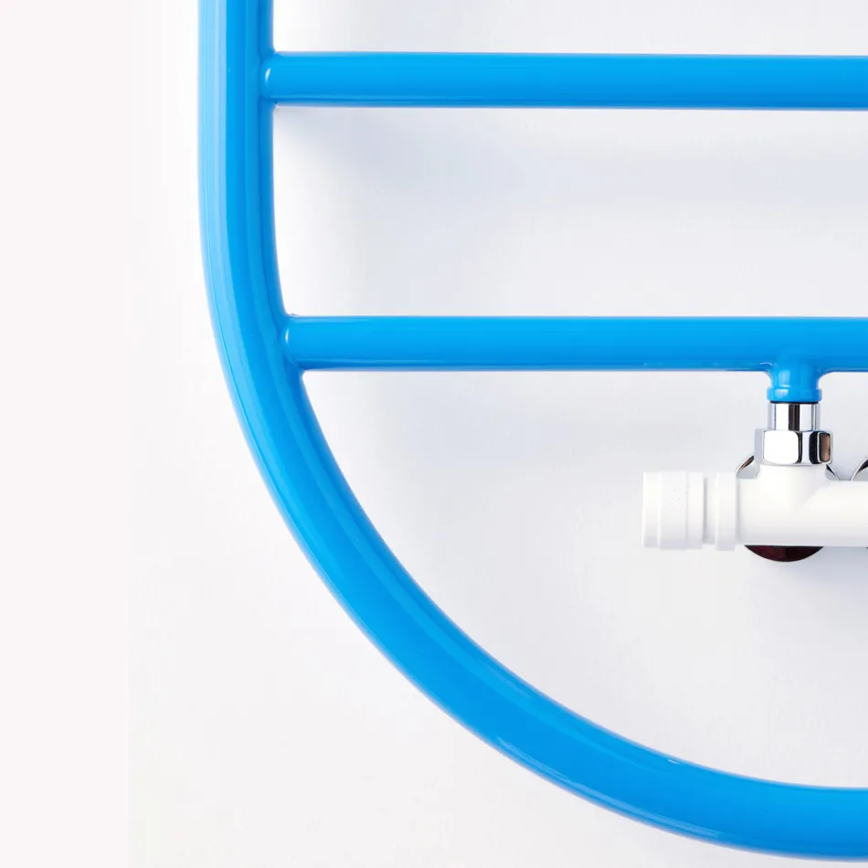 Scaldasalviette di Design a “Tutto Tondo Bubble” in Acciaio Made in Italy - Smooth Viadurini