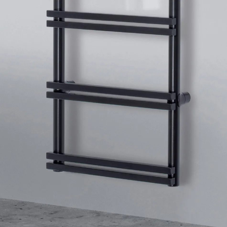 Scaldasalviette Elettrico con Collettori Verticali Made in Italy - Zenzero Viadurini