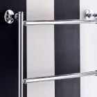 Scaldasalviette elettrico cromato design moderno Gaia by Scirocco H Viadurini