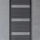 Scaldasalviette Elettrico in Acciaio Finitura Jet Black Made in Italy - Brownies Viadurini