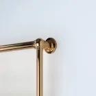Scaldasalviette Elettrico in Ottone con Sfere di Collegamento Made in Italy - Ricotta Viadurini