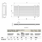 Scaldasalviette elettrico orizzontale Selene made in Italy Scirocco H Viadurini