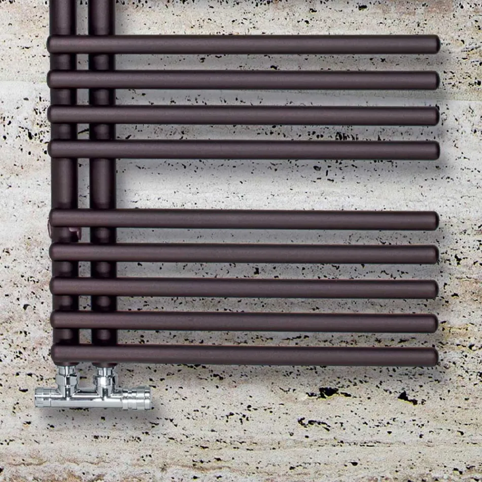 Scaldasalviette Idraulico in Acciaio al Carbonio Made in Italy - Amarene Viadurini