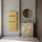 Scaldasalviette Idraulico in Acciaio al Carbonio Ocra Made in Italy - Tepore Viadurini