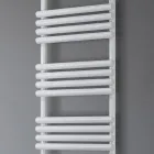 Scaldasalviette Idraulico in Acciaio Finitura Bianco Puro Made in Italy - Limone Viadurini