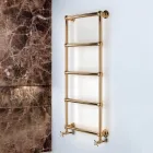 Scaldasalviette Idraulico in Ottone con Sfere di Collegamento Made in Italy - Ricotta Viadurini