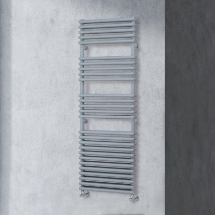 Scaldasalviette Misto con 4 Serie di Elementi Orizzontali Made in Italy - Meringa Viadurini
