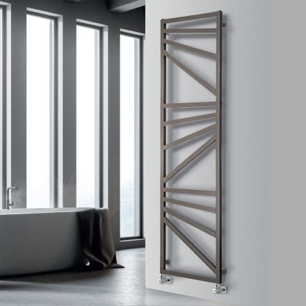 Scaldasalviette Misto con Elementi Quadrati Made in Italy - Mandorle Viadurini
