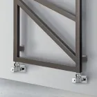 Scaldasalviette Misto con Elementi Quadrati Made in Italy - Mandorle Viadurini