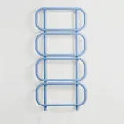 Scaletta Scaldasalviette Elettrica in Acciaio Piatto Colorato Made in Italy - Chain Viadurini