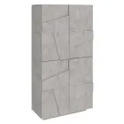 Scarpiera in Melaminico da Interno con 4 Ante  Made in Italy - Naditza Viadurini