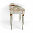 Scrittoio Fatto a Mano in Legno Massello con 4 Cassetti Made in Italy - Amela Viadurini