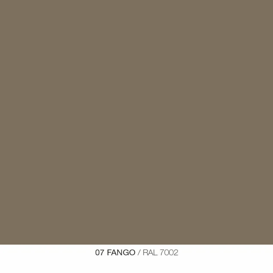 Scrittoio Moderno in Metallo Colorato e Legno Rovere di Design Italiano - Nadin Viadurini