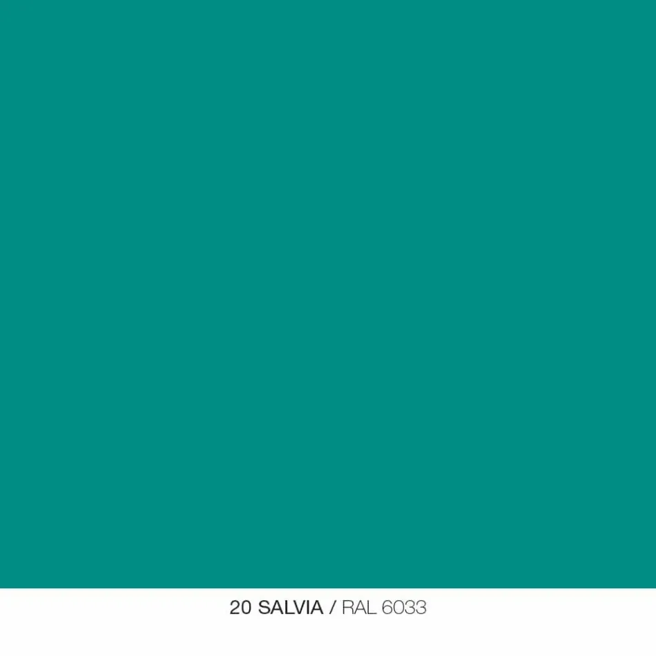 Scrittoio Moderno in Metallo Colorato e Legno Rovere di Design Italiano - Nadin Viadurini