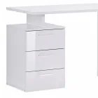 Scrivania da Ufficio Angolare in Legno Nobilitato 2 Finiture - Analuisa Viadurini