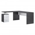 Scrivania da Ufficio Angolare in Legno Nobilitato 2 Finiture - Analuisa