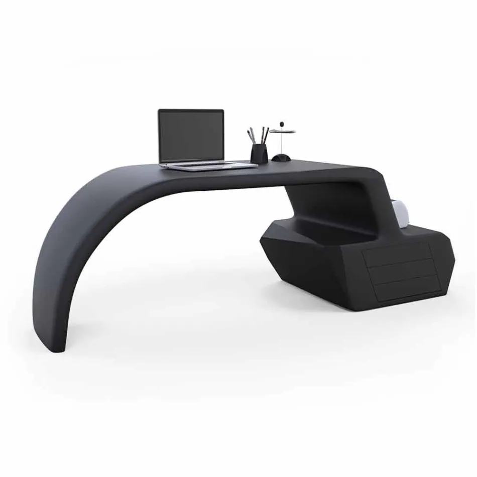 Scrivania da ufficio design moderno Gush made in Italy  Viadurini