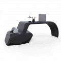 Scrivania da ufficio design moderno Gush made in Italy 