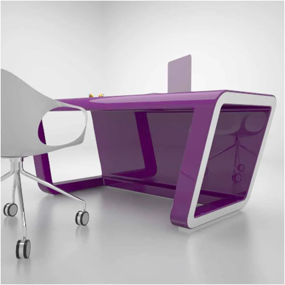 Scrivania Design in Adamantx® Ego Made in Italy Viadurini