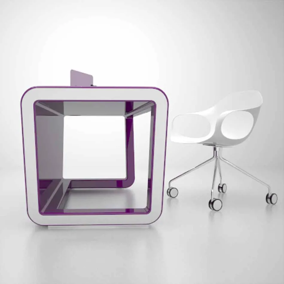 Scrivania Design in Adamantx® Ego Made in Italy Viadurini