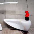Scrivania design moderno da ufficio Boomerang made in Italy