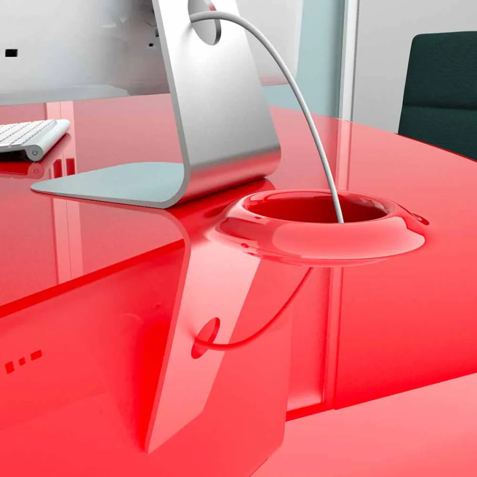 Scrivania Design Moderno Ely Made in Italy Viadurini