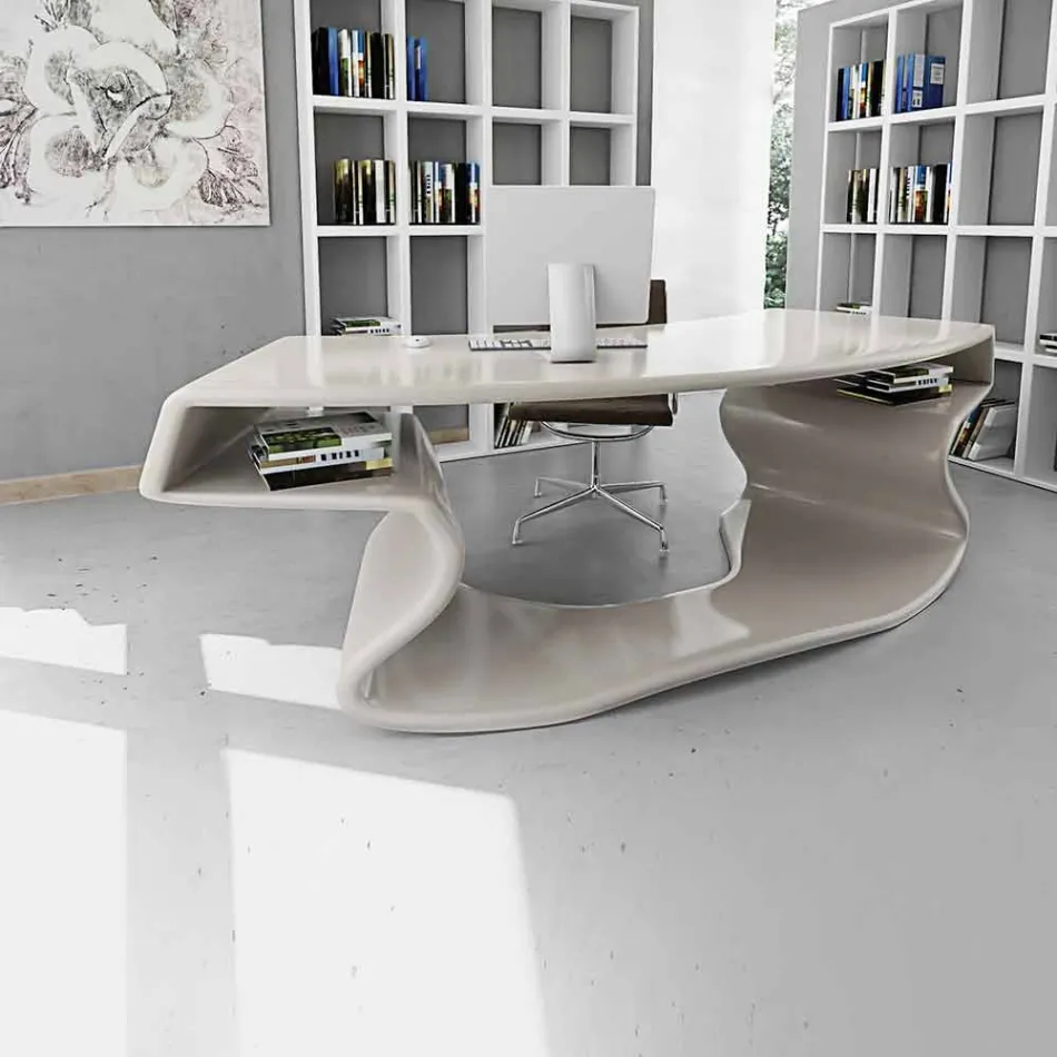 Scrivania di design da ufficio prodotta in Italia, Tignale Viadurini