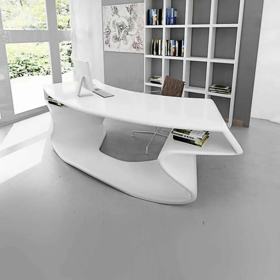 Scrivania di design da ufficio prodotta in Italia, Tignale Viadurini