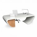 Scrivania di moderno design da ufficio prodotta in Italia, Miranda