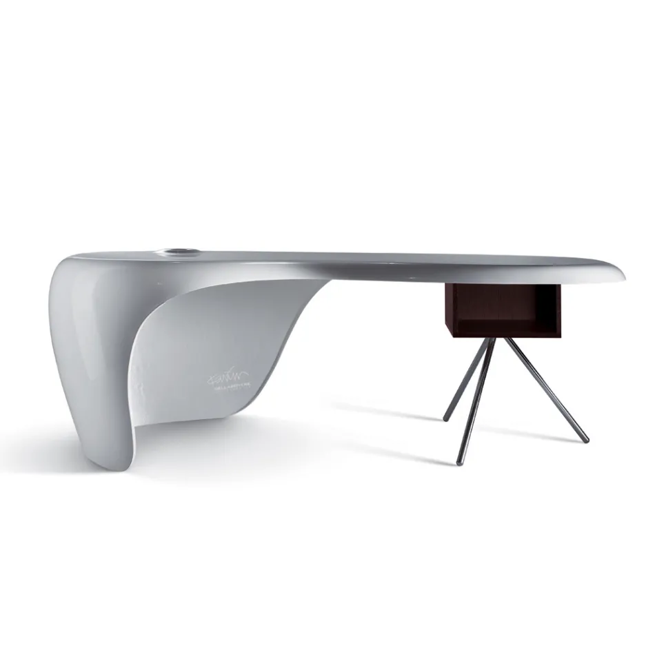 Scrivania direzionale di Karim Rashid in poliuretano in Diverse Finiture - James Viadurini