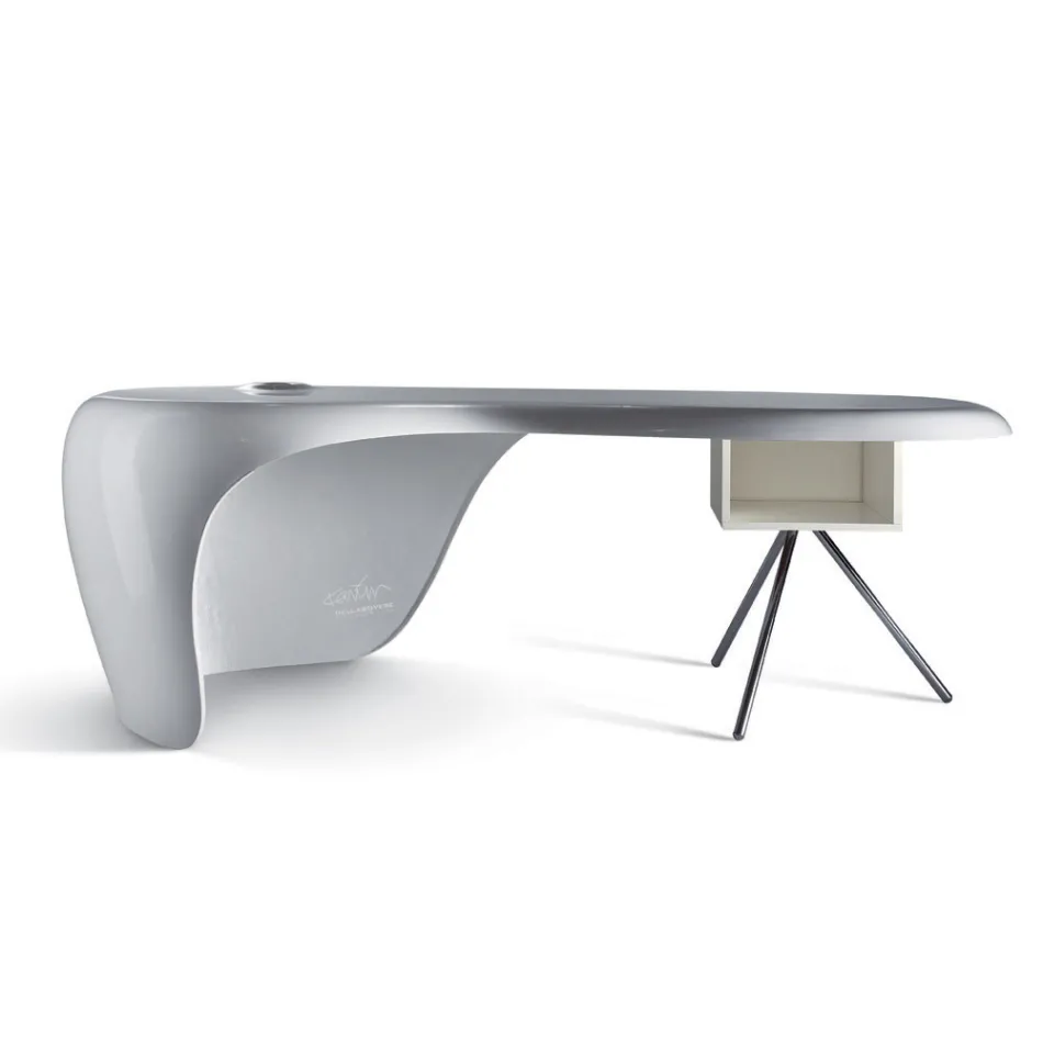 Scrivania direzionale di Karim Rashid in poliuretano - James Viadurini