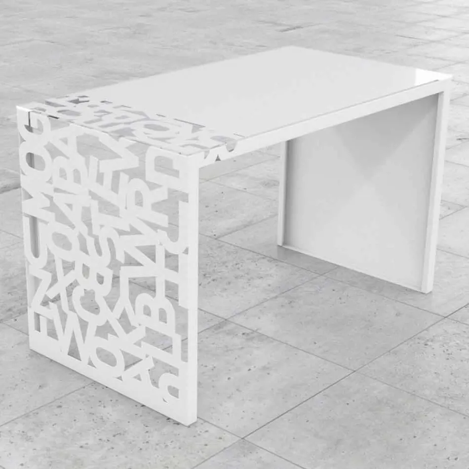Scrivania Kattedra Lettere “A Cascata” 120x65x75 Mabele Viadurini