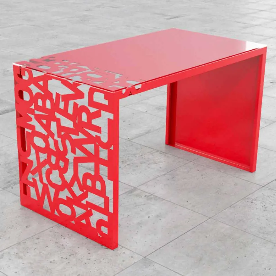 Scrivania Kattedra Lettere “A Cascata” 120x65x75 Mabele Viadurini