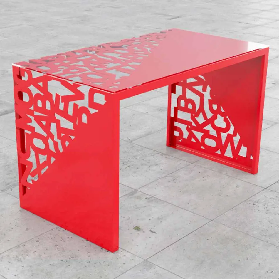 Scrivania Kattedra Lettere “A Cascata” 120x65x75 Mabele Viadurini